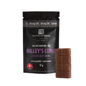 1:1-40MG Halley's Comet Grape Jelly Bomb | Sativa | TE | Bulk Buddy