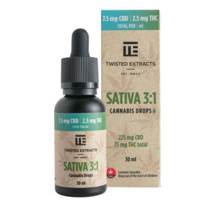 3:1 Sativa Tincture By Twisted Extracts | Bulk Buddy | Buy CBD Oil | Weed