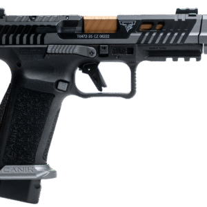 Canik TTI Combat 9mm, 4.6" Barrel, SMK, Black, 10rd
