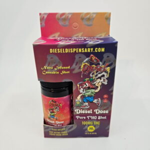diesel dose | liquid shot | nano infused 100mg | edibles