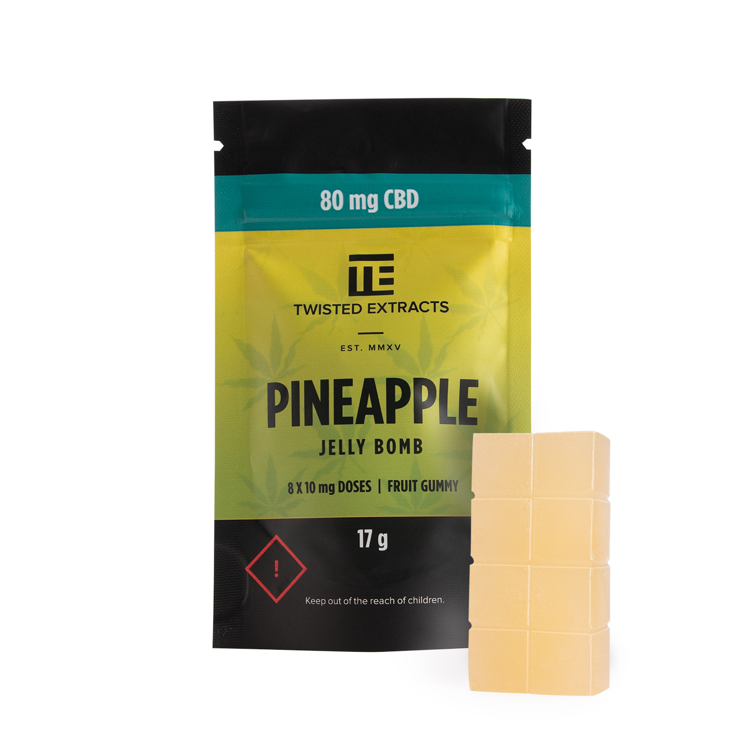 Pineapple Jelly Bomb | 80mg CBD | TE | | Bulk Buddy | Online Dispensary Pineapple Jelly Bomb | 80mg CBD | TE | | Bulk Buddy | Online Dispensary