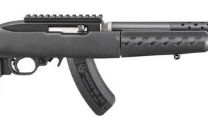 Ruger 22 Charger Lite 22 LR, 10" Threaded Barrel, Black, Bipod, 15rd